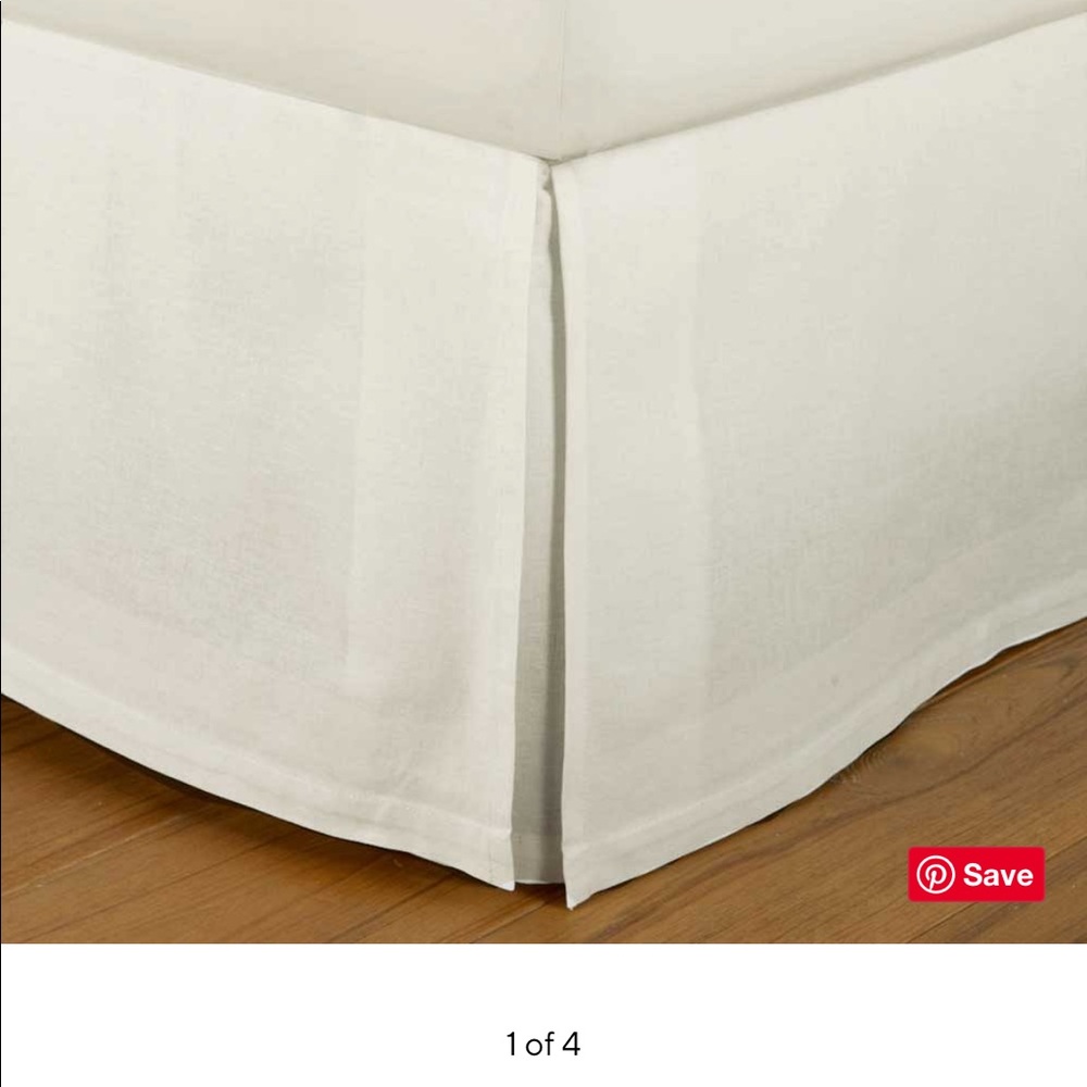 Pottery Barn Queen Bedskirt ~ Classic Ivory
